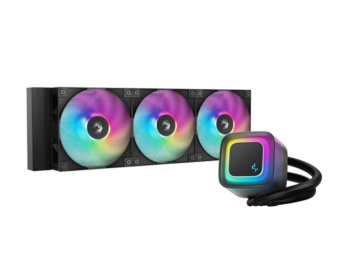 DeepCool LE360 V2 Liquid Cooler 360 mm 6th Gen Pump up to 3400 PWM, Hydro Bearing, IntelLGA1851/1700/1200/1151/1150/1155, AMDAM5/AM4 DeepCool LE360 V2 Liquid Cooler 360 mm 6th Gen Pump up to 3400 PWM, Hydro Bearing, IntelLGA1851/1700/1200/1151/1150/1155, AMDAM5/AM4